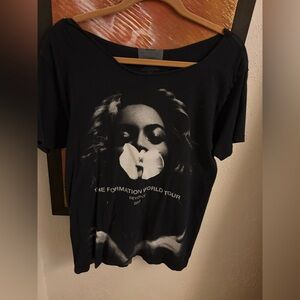 Beyonce 2016 The Formation Tour concert tshirt